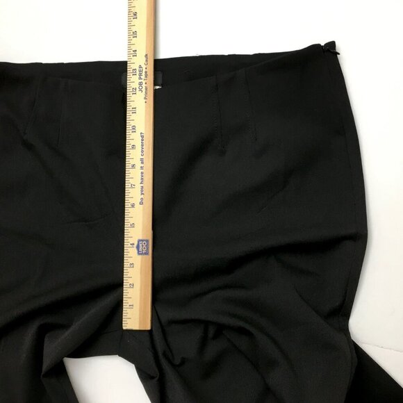NEW Talbots Women's Black Dress Pants Side Zipper Straight Leg size 18 length 30 - Picture 8 of 10